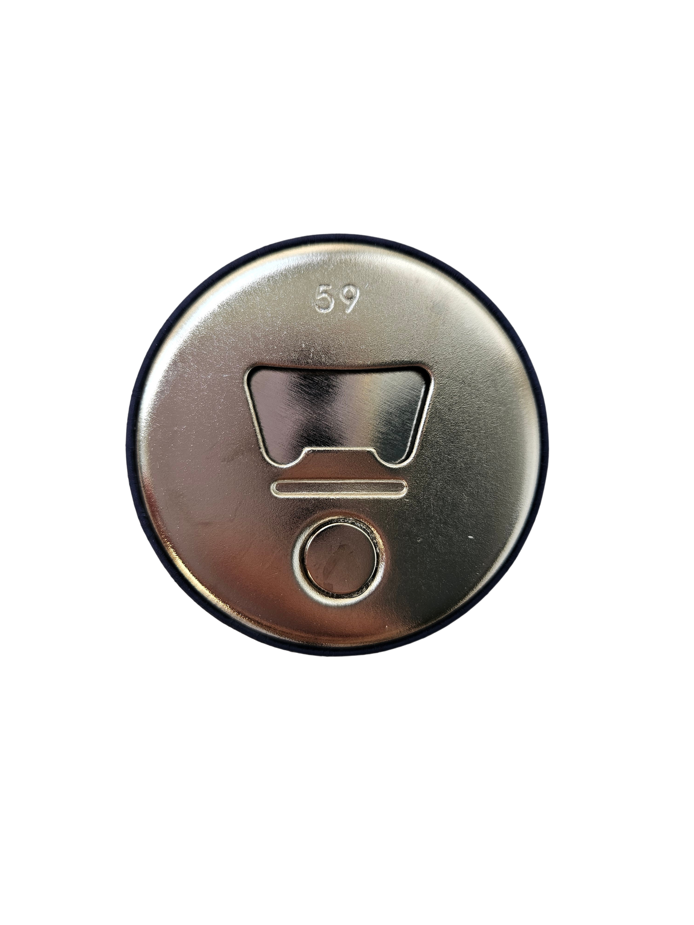 Buttonmagnet mit Flaschenöffner "Uplengen Signet"